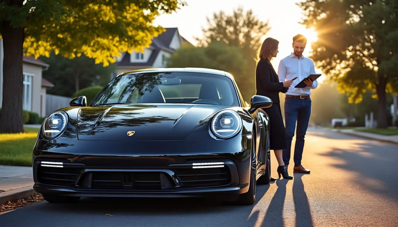 Illustration: Pourquoi une assurance spécifique est indispensable pour la marque Porsche