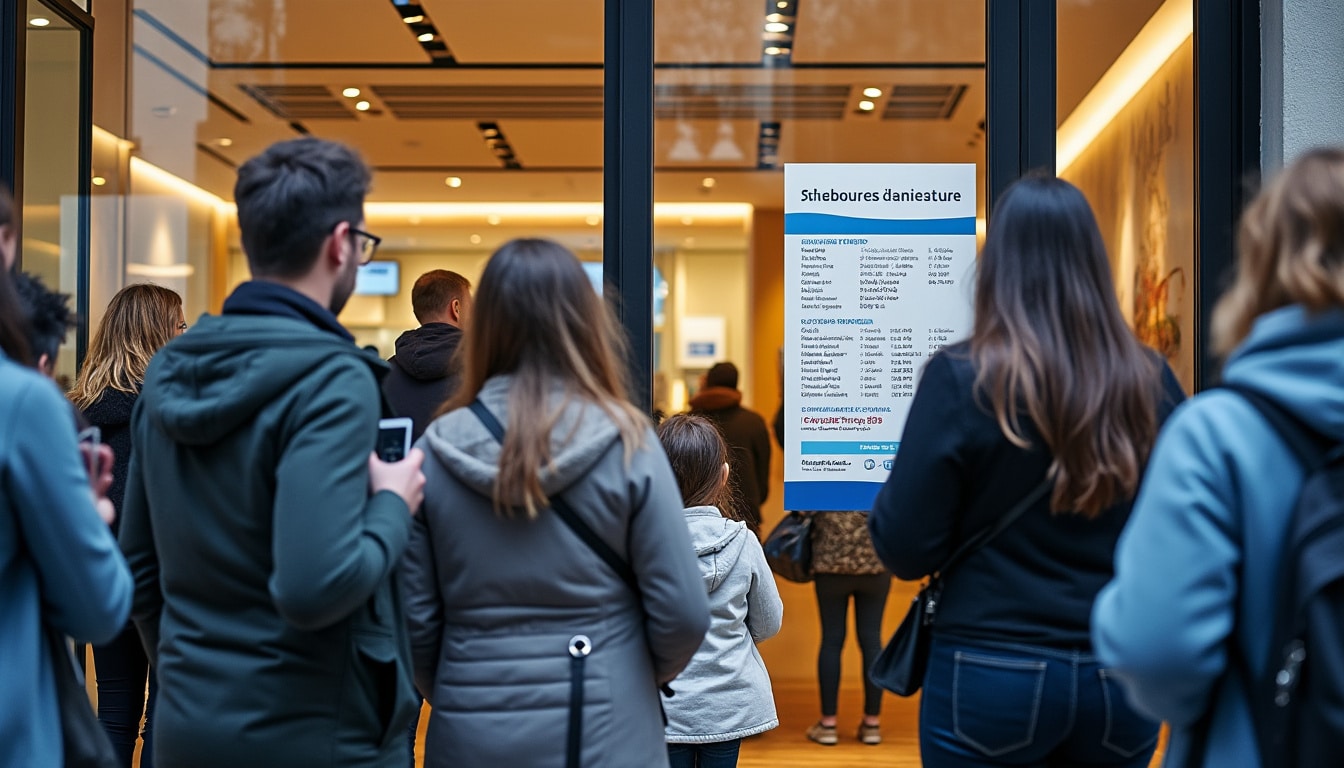 Illustration: Comprendre les horaires d’ouverture des banques en fonction des jours